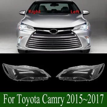 За Toyota Camry ~ 2017 Капак фарове Корпус фарове Внесени Прозрачна Лампа Маска Лампа Обектив Плексиглас