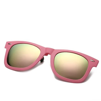 Fashion Слънчеви очила с поляризирани Клипсами TR90, Разнообразни Цветни очила-клипове, Класически дизайн с Нитове