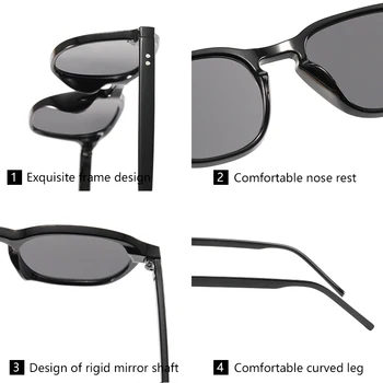 Малки Слънчеви Очила за Мъже 2021 Рамки за Очила Материал Поликарбонат Gafas De Sol Masculino Реколта Летни Дизайнерски Слънчеви Очила