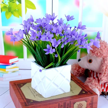 Изкуствена орхидея Коприна тъкани Букет на Булката Дом на Сватбен Декор Scrapbooking само Аксесоари Вечерни украса
