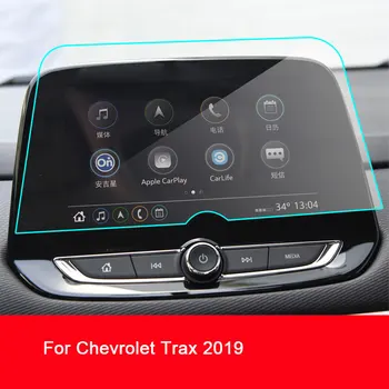 За Chevrolet Trax Вътрешен Автомобилен GPS Навигационен Екран Протектор е от Закалено Стъкло капацитивен Сензорен Екран Защитно Фолио-2019
