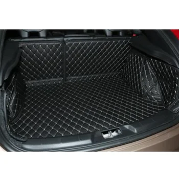 Високо качество на Специални автомобилни постелки за багажник на Volvo V40 2018-2013, водоустойчив килими за багажника, постелки за карго подложка за V40 2017, автомобилен стайлинг
