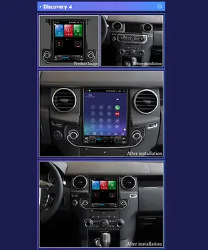 Android Авто Радио Мултимедиен Плеър За Land Rover Discovery 4 2009 2010 2011-2016 Автомобилен GPS Навигация Авто Стерео Оттичане