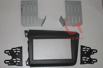 Рамка DVD за ремонт на колата, панел DVD, Комплект за арматурното табло, Панел, Рамка радио, Аудиокадр за Honda Civic 2012, 2Din лявата ръка