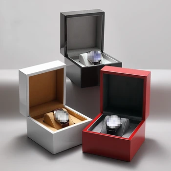 Кутия за съхранение на часовници от масивна дървесина от висок клас, кутия за часовници, подарък кутия, гривна, ред, кутия за показване