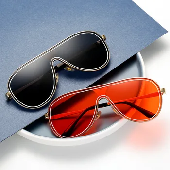 2021 Големи Слънчеви очила Дамски Модни Извънгабаритни Квадратни Слънчеви очила Висок Статус Точки Nova
