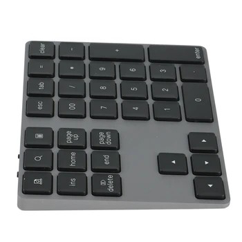 Цифрова клавиатура Bluetooth от алуминиева сплав Безжична За Windows, Mac OS, преносими PC Android