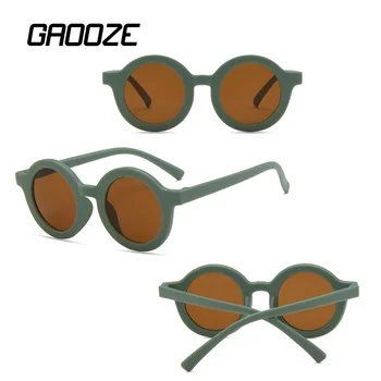 GAOOZE От 3 до 8 Години Кръгли Детски Слънчеви Очила 2022 Мода За Момчета И Момичета Реколта Детски Слънчеви Очила с UV400 Защита на Lentes Gafas De Sol