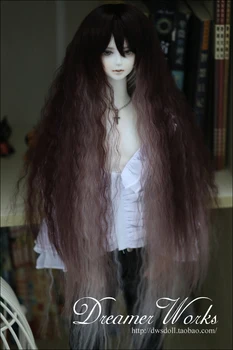 1/3 мащаб BJD перука с дълга коса на къдрици, за BJD/SD аксесоари за кукли, в комплекта не са включени кукла, обувки, дрехи и други аксесоари 18D1357