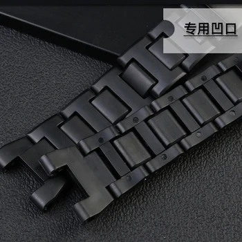 Висококачествен каишка за часовник, подходящ за Casio GST-S130/S110/S120/W130l/W100/210 пластмасов стомана каишка за часовника 26 мм
